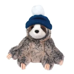 Douglas Toys Blitzen Sloth with Winter Hat- Soft Toys|Toys