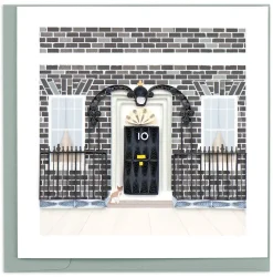10 Downing Street Quilled Greeting Card- Greeting Cards