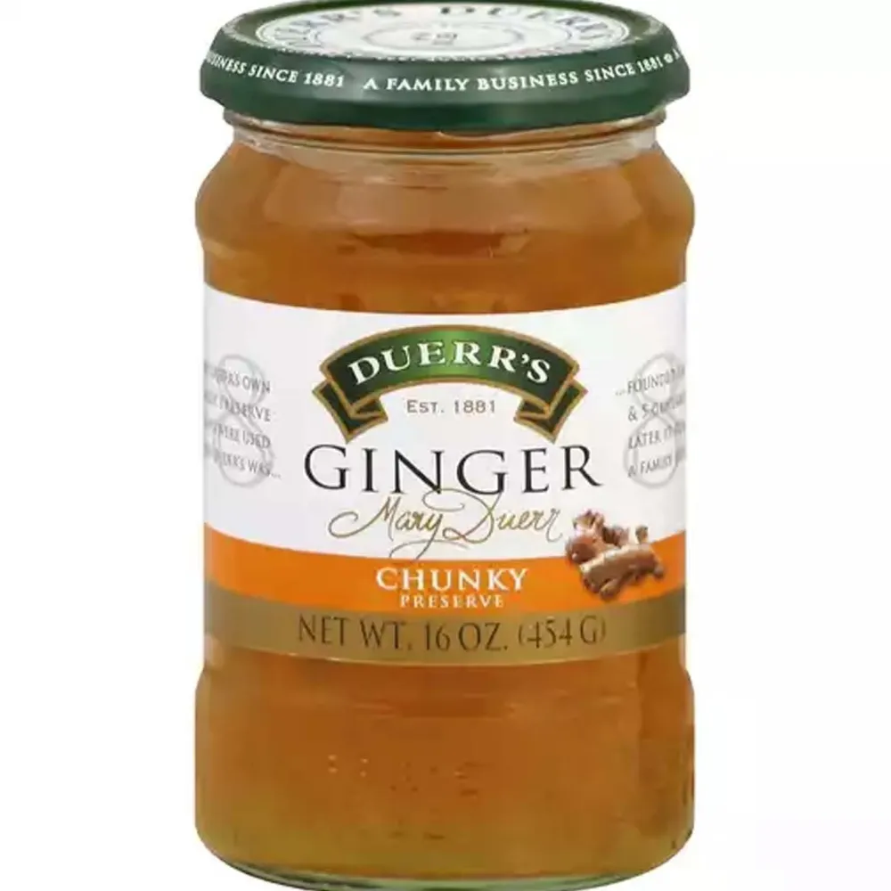 Duerr's Chunky Ginger Preserve- Jams & Marmalade