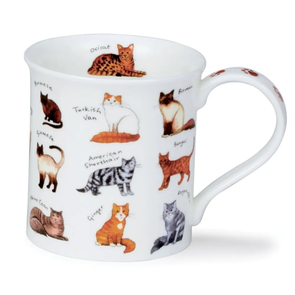 Dunoon Bute Animal Breeds Cat Mug- Shape: Bute