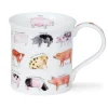 Dunoon Bute Animal Breeds Pig Mug- Shape: Bute
