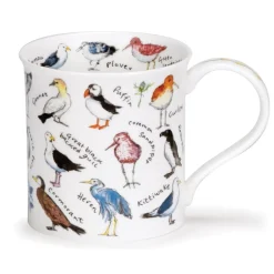 Dunoon Bute Birdlife Coastal Birds Mug- Shape: Bute