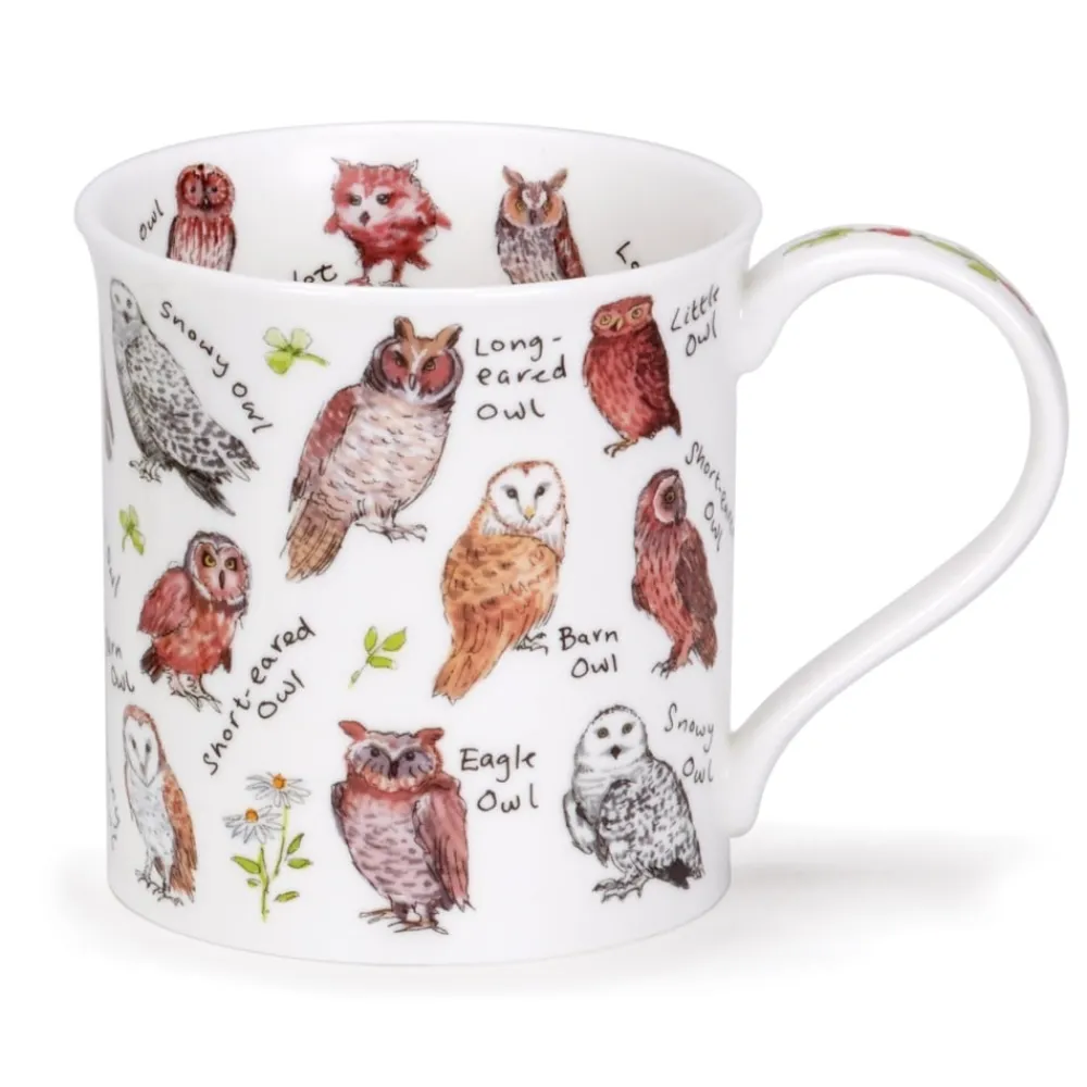 Dunoon Bute Birdlife Owls Mug- Shape: Bute