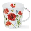 Dunoon Cairngorm Busy Bees Poppy Mug- Shape: Cairngorm