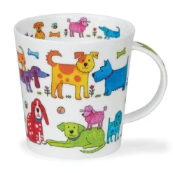 Dunoon Cairngorm Colorful Crew Dog Mug- Shape: Cairngorm