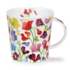 Dunoon Cairngorm Floral Fiesta Sweet Pea Mug- Shape: Cairngorm