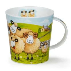 Dunoon Cairngorm Follow Me, Follow Ewe Farm Mug- Shape: Cairngorm