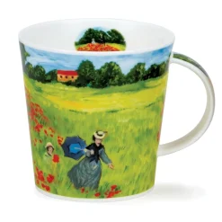 Dunoon Cairngorm Giverny Poppyfield Mug- Shape: Cairngorm