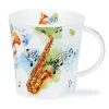 Dunoon Cairngorm Making Music Saxophone Mug- Shape: Cairngorm