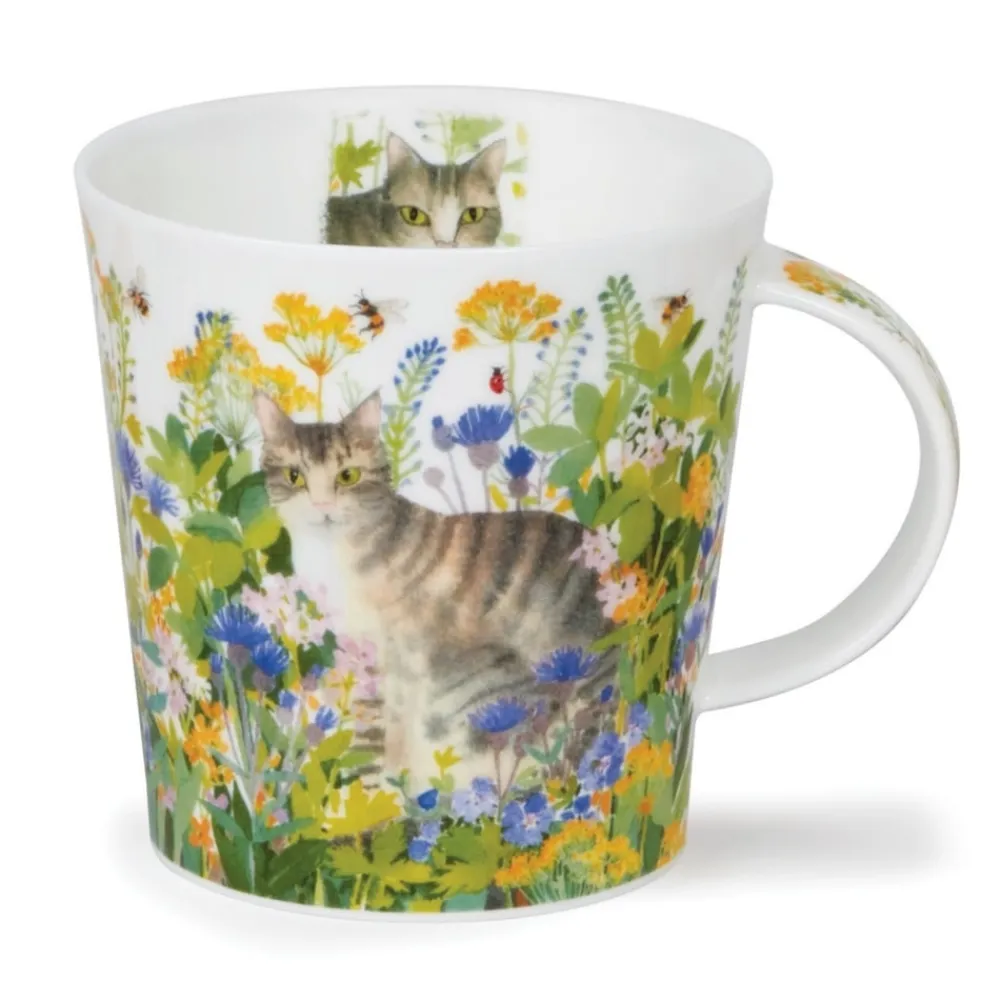 Dunoon Cairngorm Pretty Paws Tabby Mug- Shape: Cairngorm