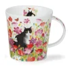 Dunoon Cairngorm Pretty Paws Black & White Mug- Shape: Cairngorm