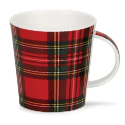 Dunoon Cairngorm Royal Stewart Tartan Mug- Shape: Cairngorm