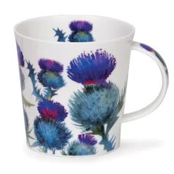 Dunoon Cairngorm Scottish Thistles Mug- Shape: Cairngorm