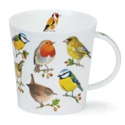 Dunoon Cairngorm Song Bird Berries Mug- Shape: Cairngorm