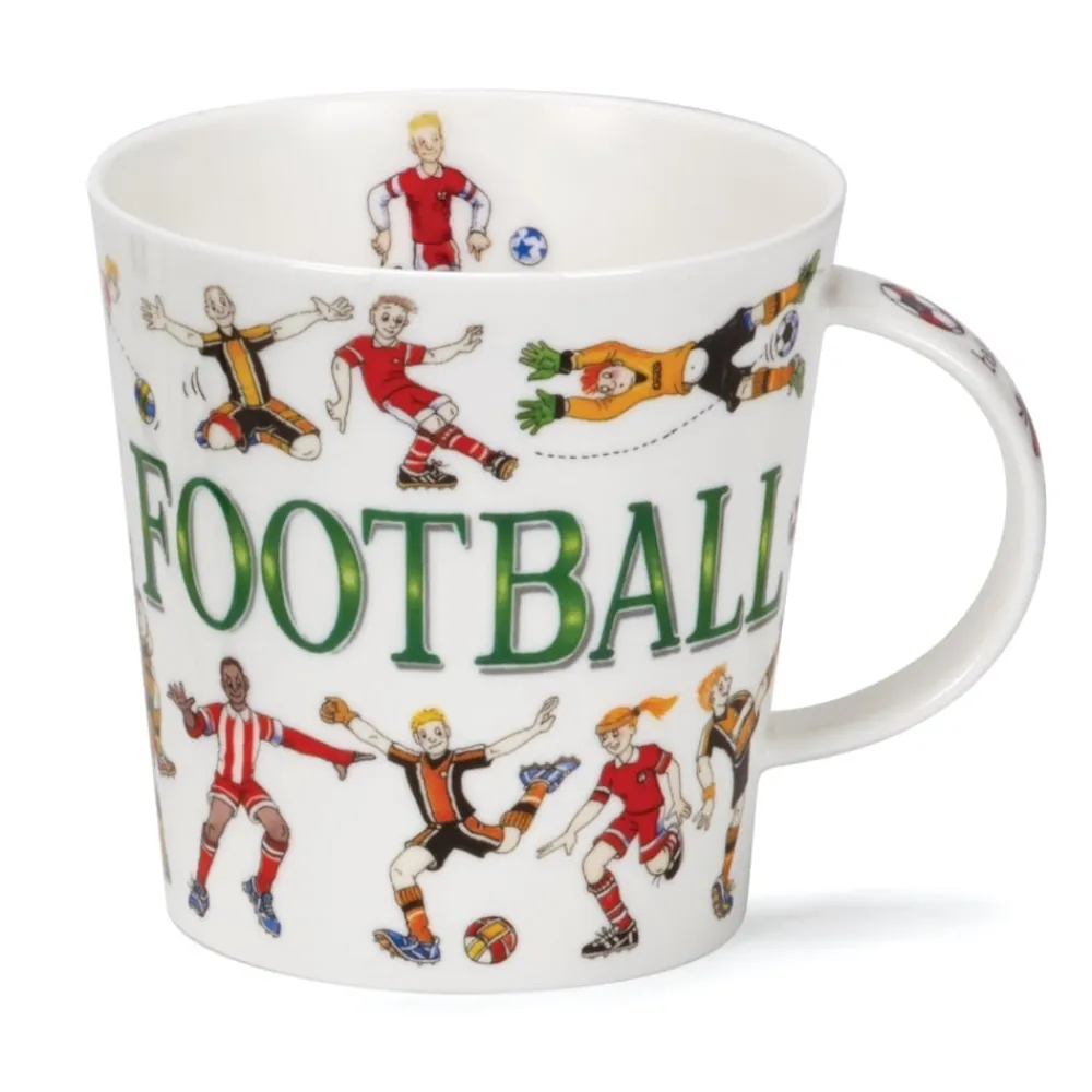 Dunoon Cairngorm Sporting Antics Football Mug- Shape: Cairngorm