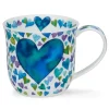 Dunoon Cumbrae Big Love Blue Mug- Shape: Cumbrae