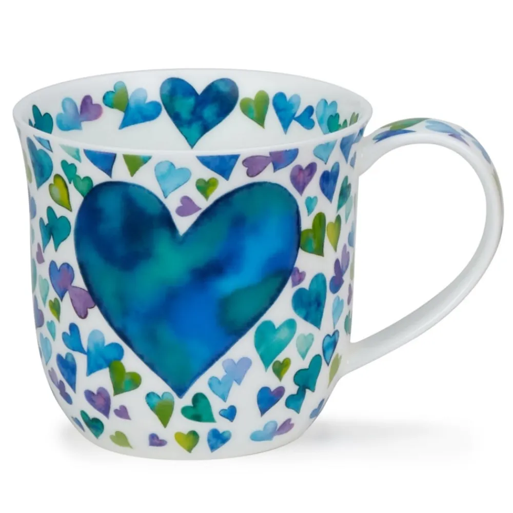 Dunoon Cumbrae Big Love Blue Mug- Shape: Cumbrae
