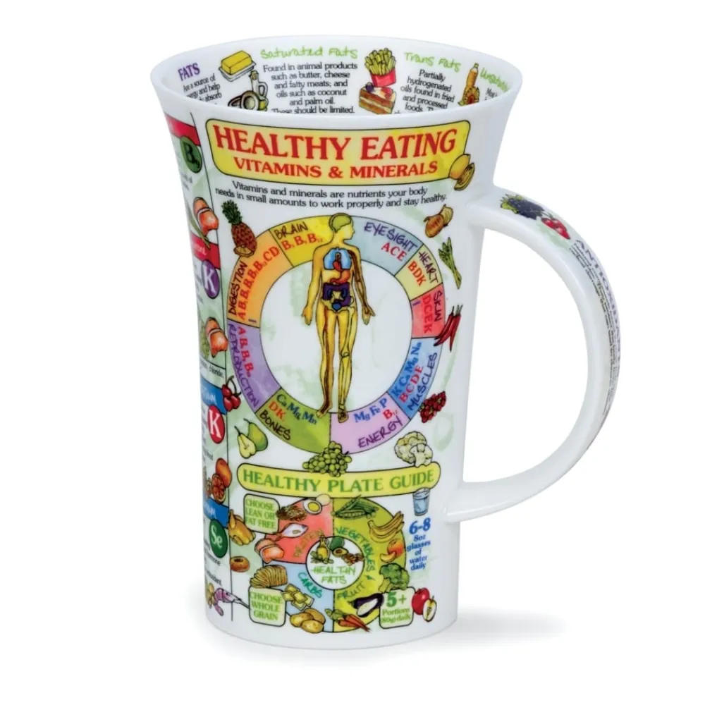 Dunoon Glencoe Healthy Eating Mug- Shape: Glencoe