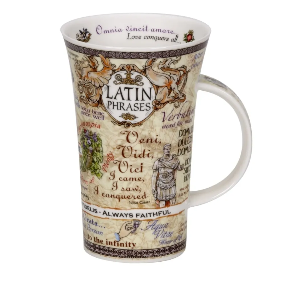 Dunoon Glencoe Latin Phrases Mug- Shape: Glencoe
