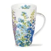 Dunoon Henley Delphiniums Mug- Shape: Henley