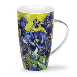 Dunoon Henley Impressionists Irises Mug- Shape: Henley