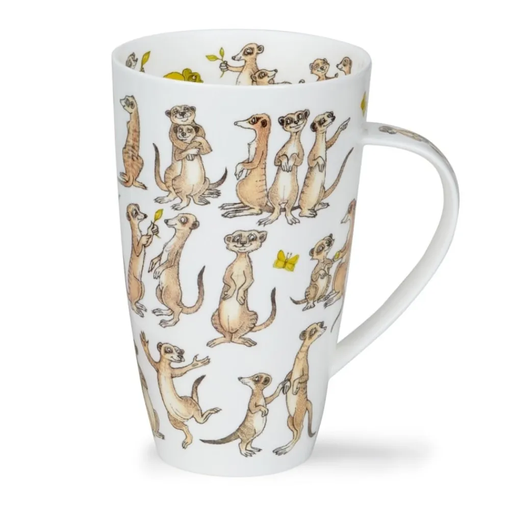 Dunoon Henley Meerkat Mob Mug- Shape: Henley