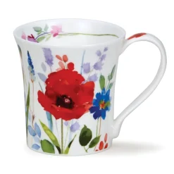 Dunoon Jura Wild Garden Poppy Mug- Shape: Jura
