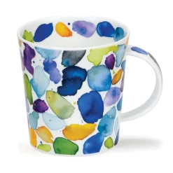 Dunoon Lomond Blobs! Blue Mug- Shape: Lomond
