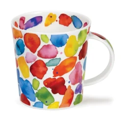 Dunoon Lomond Blobs! Red Mug- Shape: Lomond