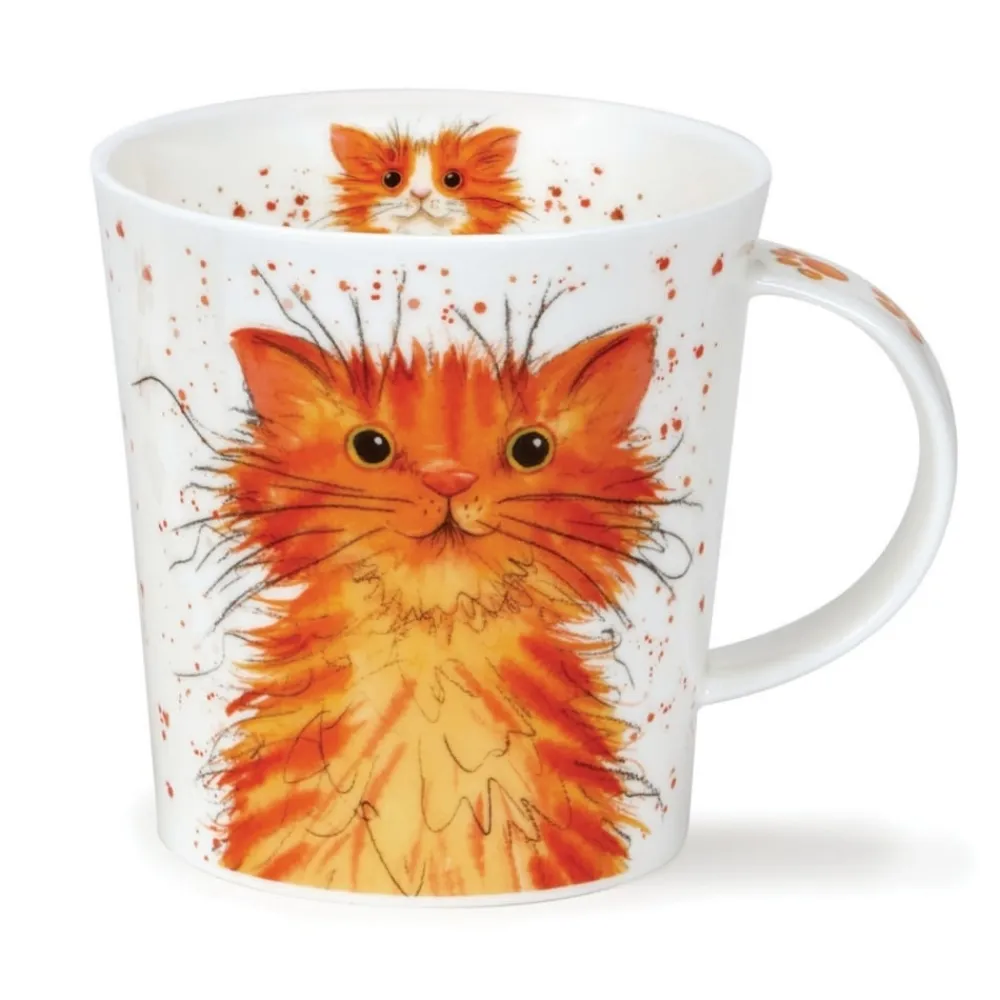 Dunoon Lomond Catter Splatter Ginger Mug- Shape: Lomond