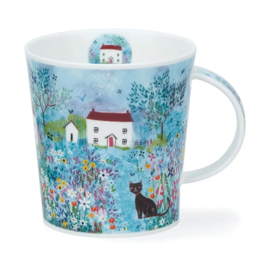 Dunoon Lomond Cottage Walk Cat Mug- Shape: Lomond