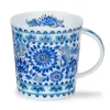 Dunoon Lomond Delft Blue Chrysanthemum Mug- Shape: Lomond