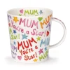 Dunoon Lomond Mum You're a Star Mug- Shape: Lomond