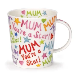 Dunoon Lomond Mum You're a Star Mug- Shape: Lomond