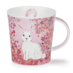 Dunoon Lomond Pretty in Pink Rabbit Mug- Shape: Lomond