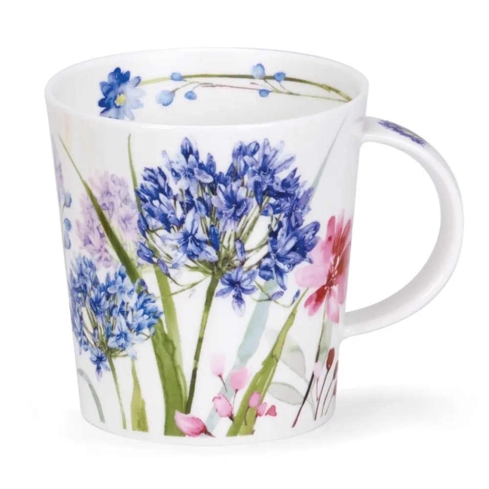 Dunoon Lomond Wild Garden Agapanthus Mug- Shape: Lomond