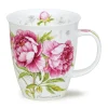 Dunoon Nevis Botanical Sketch Peony Mug- Shape: Nevis