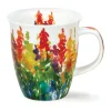 Dunoon Nevis Bright Blooms Spire Mug- Shape: Nevis