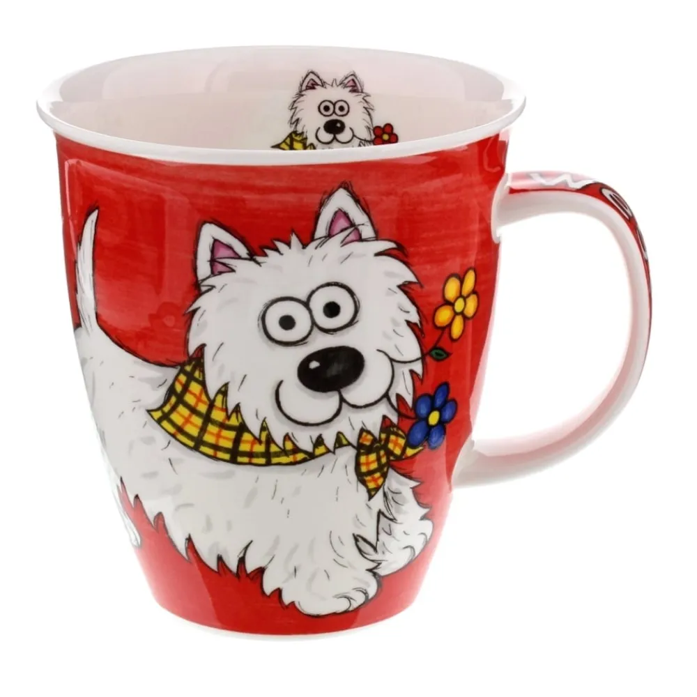 Dunoon Nevis Highland Gang Westie Mug- Shape: Nevis