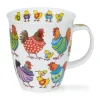 Dunoon Nevis Knitwits Hen Mug- Shape: Nevis