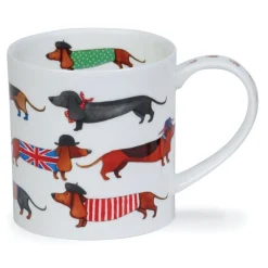 Dunoon Orkney Dashing Dogs Sausage Mug- Shape: Orkney