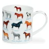 Dunoon Orkney On the Farm Horses Mug- Shape: Orkney