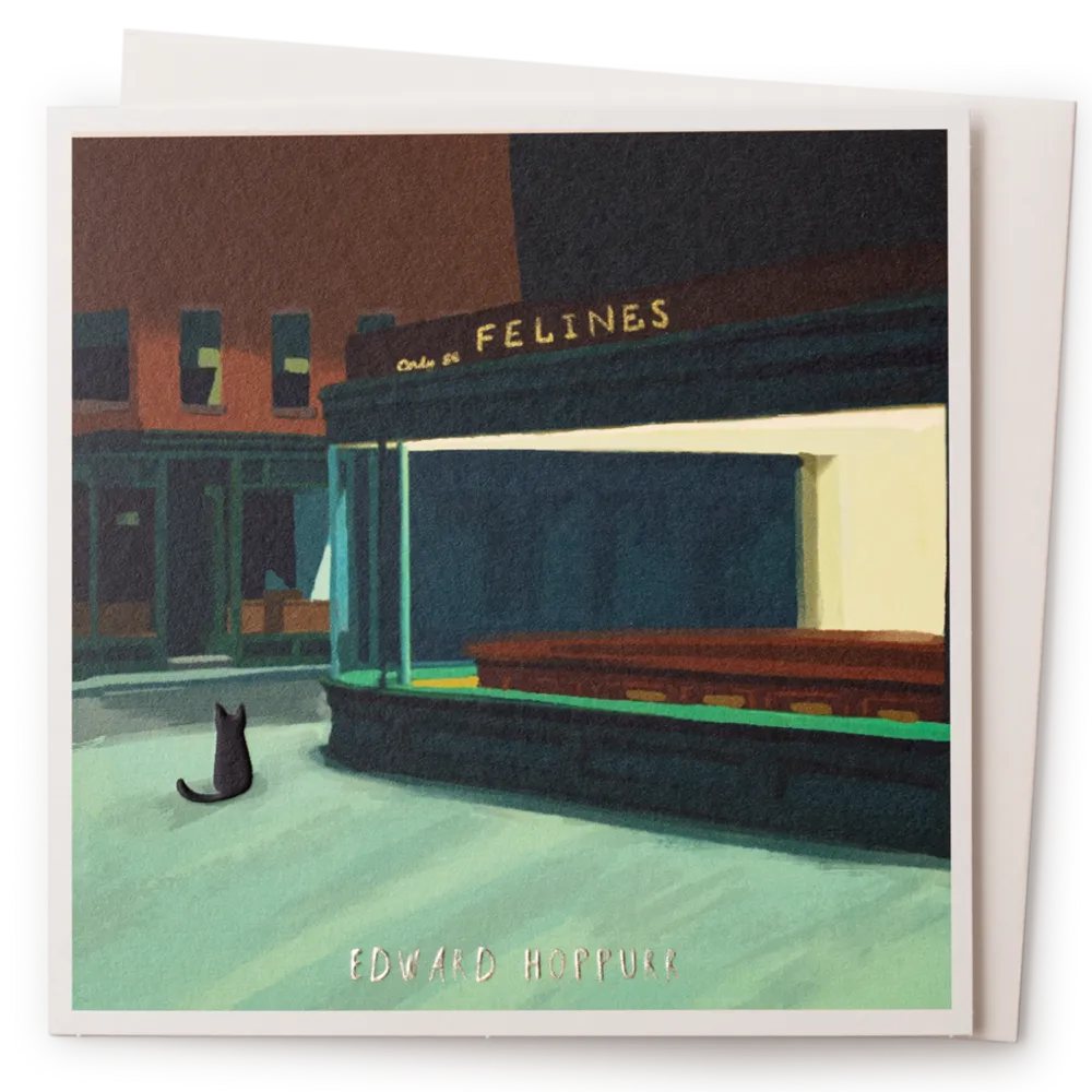 Edward Hoppurr Greeting Card- Greeting Cards