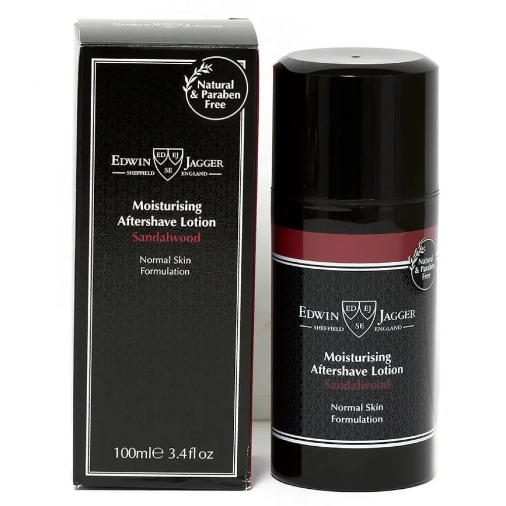 Edwin Jagger Sandalwood Aftershave Lotion- Pre-Shave & Post-Shave