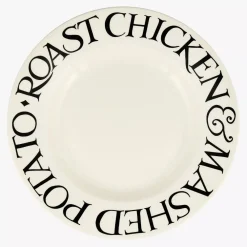 Emma Bridgewater Black Toast Roast Chicken Dinner Plate- Emma Bridgewater