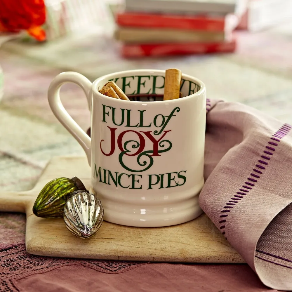 Emma Bridgewater Christmas Toast & Marmalade Peace & Love 1/2 Pint Mug- Emma Bridgewater|Assorted Mugs