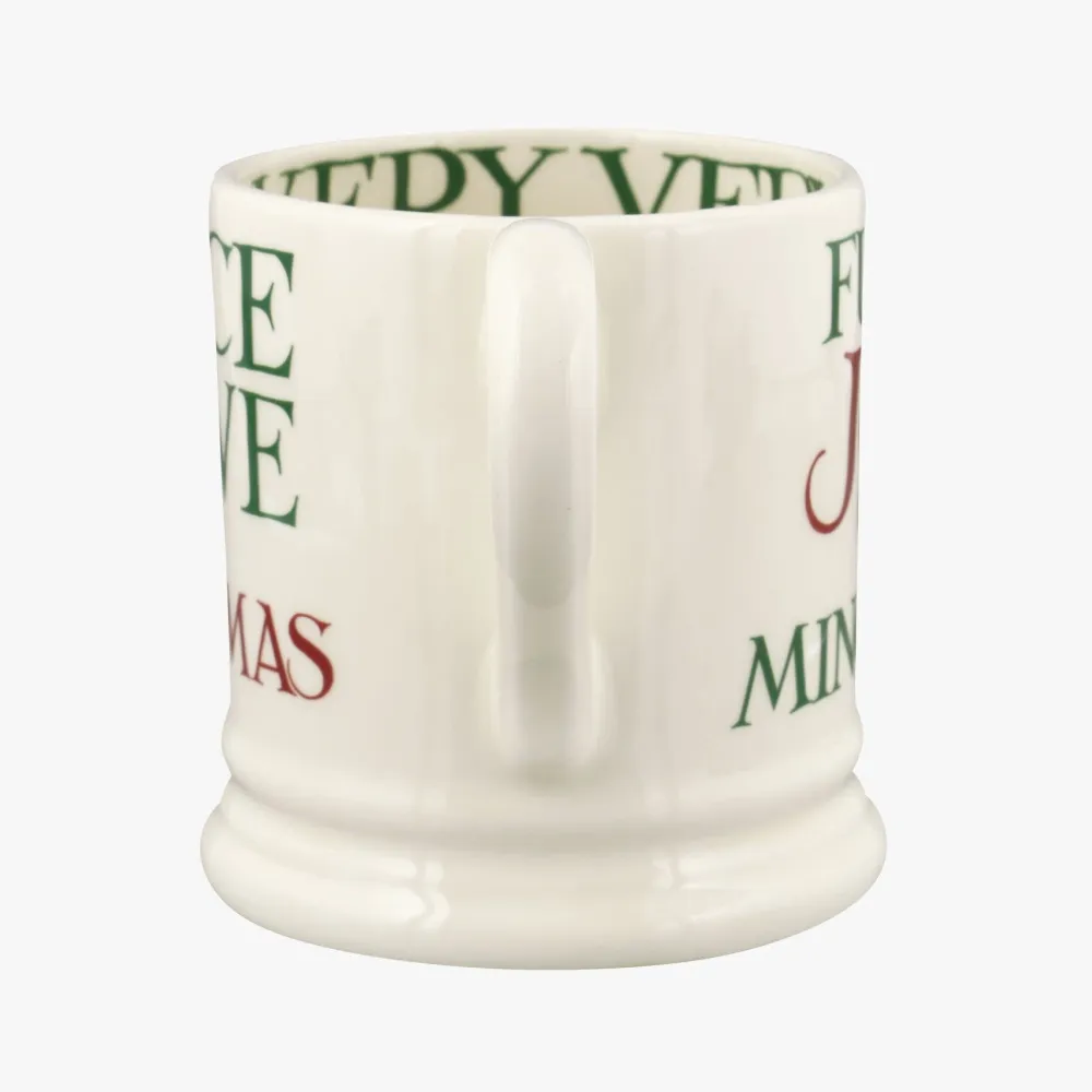 Emma Bridgewater Christmas Toast & Marmalade Peace & Love 1/2 Pint Mug- Emma Bridgewater|Assorted Mugs