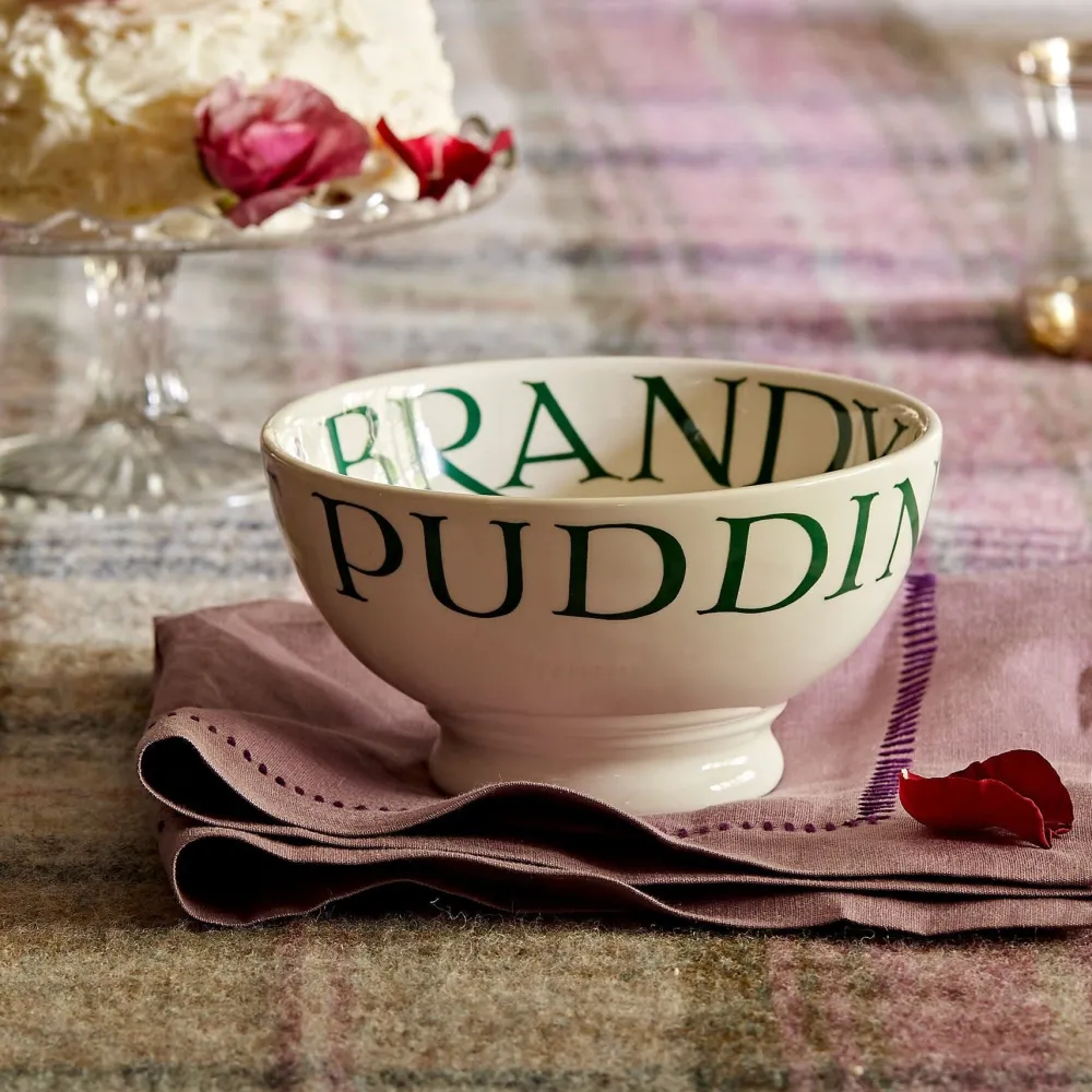 Emma Bridgewater Christmas Toast & Marmalade Lots of Puddings French Bowl- Emma Bridgewater