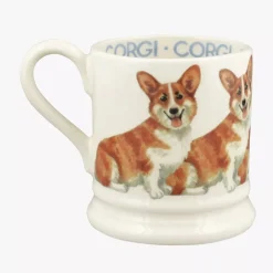 Emma Bridgewater Dogs Pembroke Welsh Corgi 1/2 Pint Mug- Emma Bridgewater