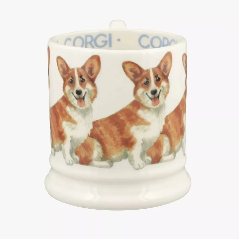 Emma Bridgewater Dogs Pembroke Welsh Corgi 1/2 Pint Mug- Emma Bridgewater